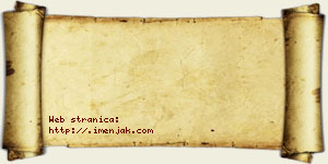 Jana Stamenković vizit kartica